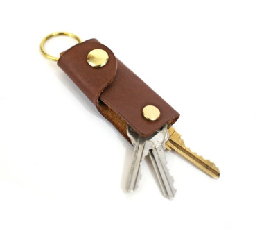 Estuche de cuero para llaves