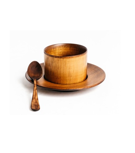 Teemilchbecher aus Holz