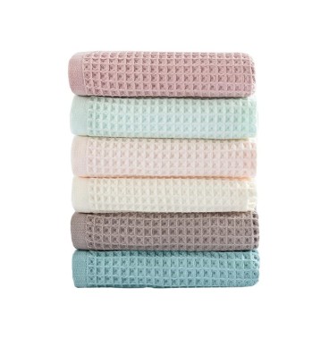 Asciugamano in tessuto waffle