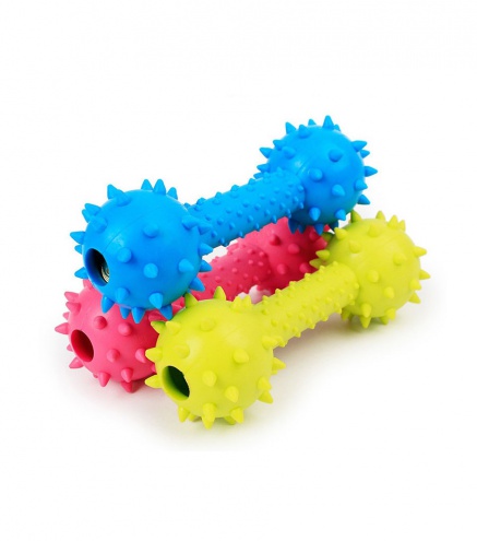 Dental dumbbell toy