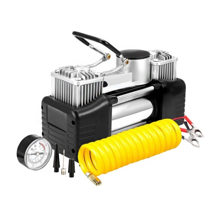 Car Brake Disc And Yellow Caliper