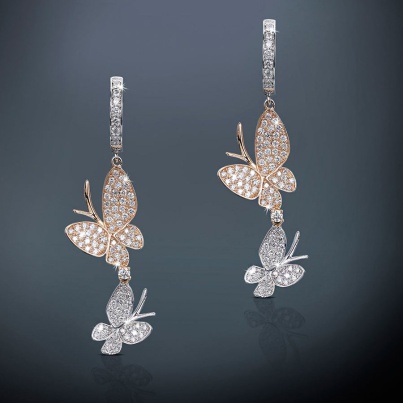 Diamond Chandelier Earrings