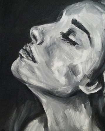 Paint Black & White Portrait