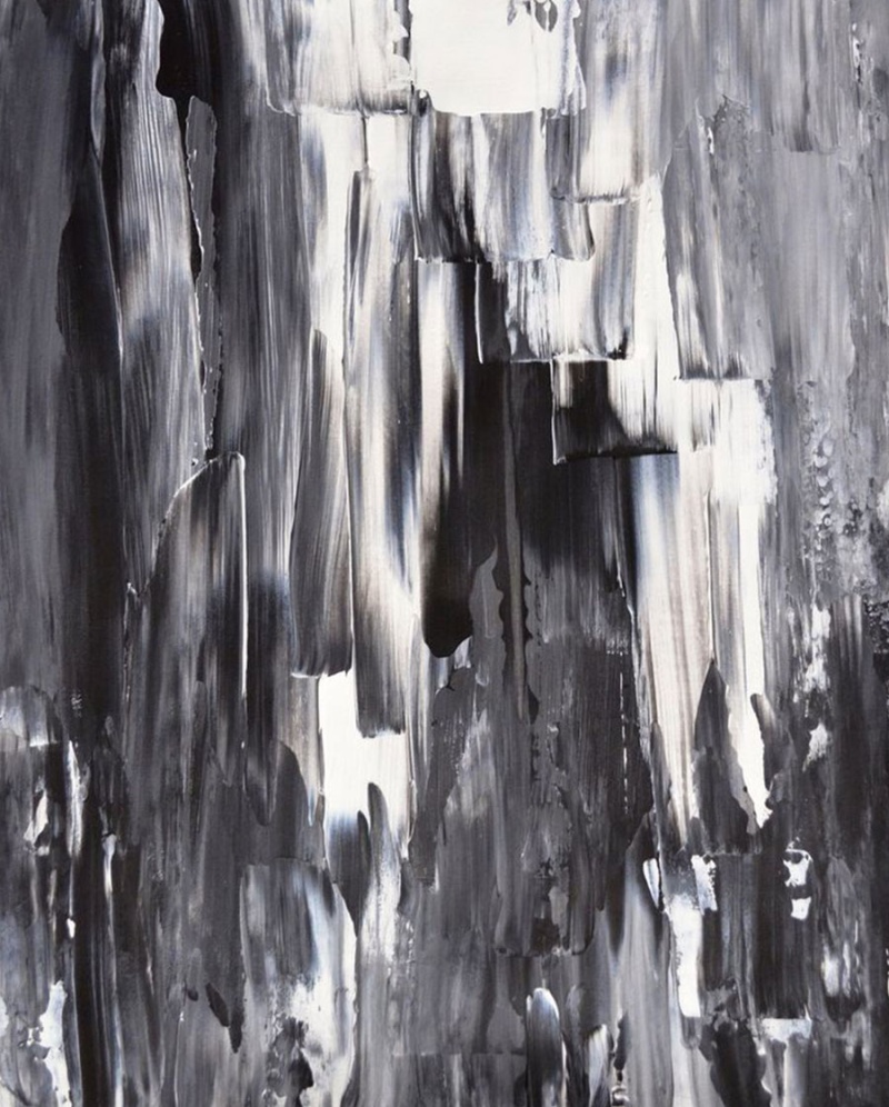 Black & White Abstract Art
