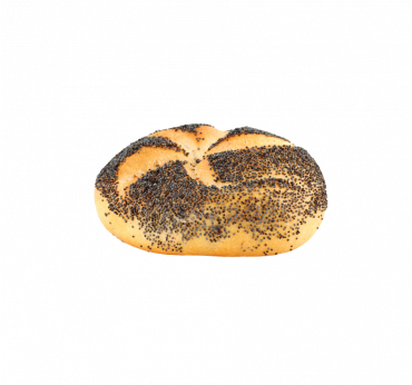 Kaiser Roll au coquelicot