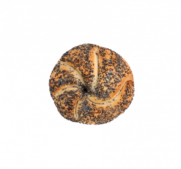 Kaiser Roll au coquelicot