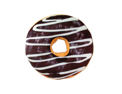 Espolvorear donut de chocolate