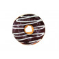 Espolvorear donut de chocolate