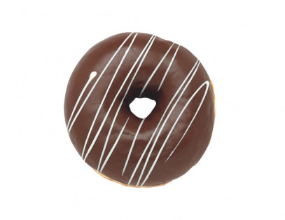 Saupoudrer de beignet au chocolat