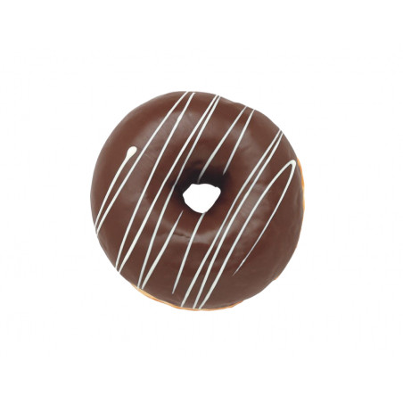 Espolvorear donut de chocolate