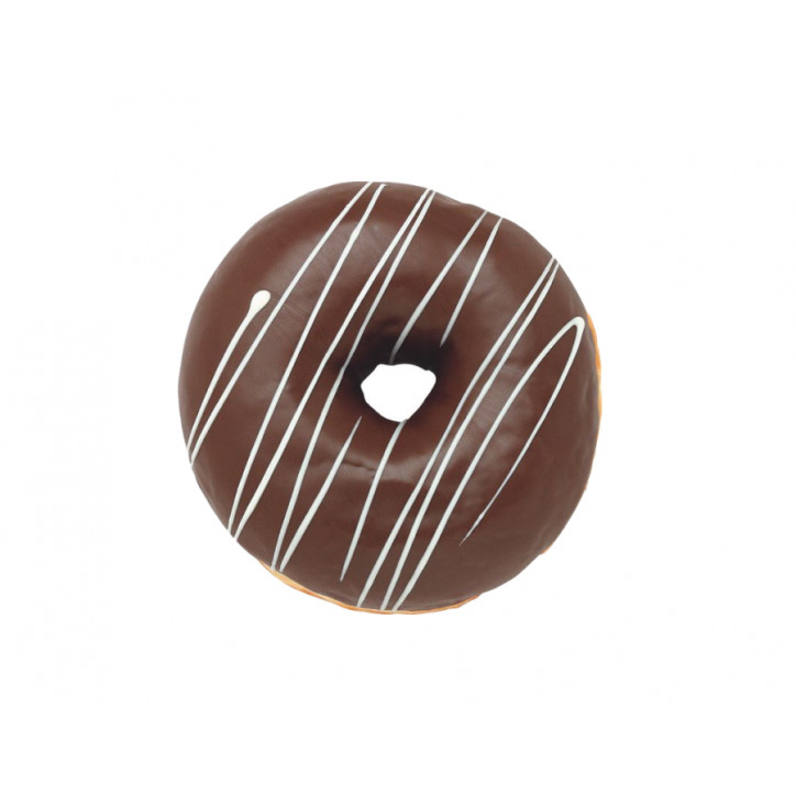 Espolvorear donut de chocolate Espolvorear donut de chocolate
