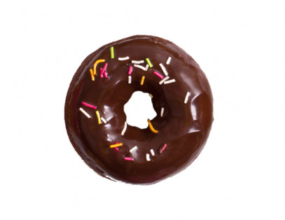 Samt Donut Samtkissen