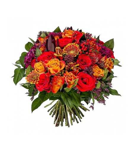 Mazzi di fiori a scatola rotonda