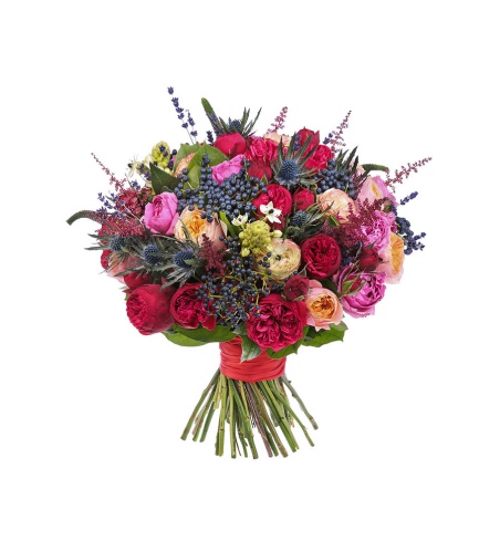 Mazzi di fiori a scatola rotonda