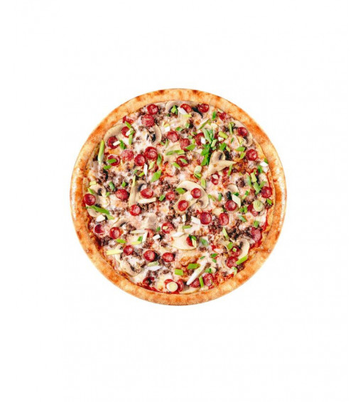 Pizza de ternera a la barbacoa