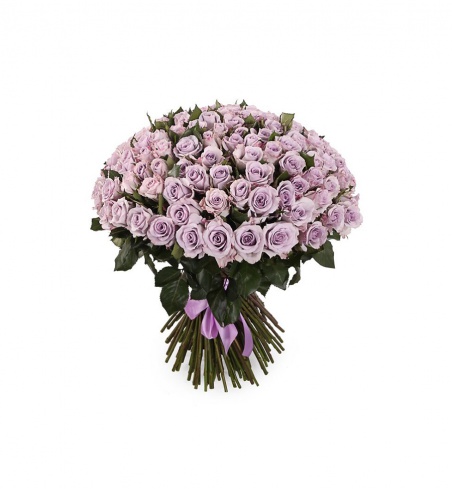 Bouquet of lilac roses