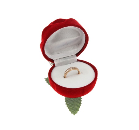 Boîte à chapeau moyenne Roses