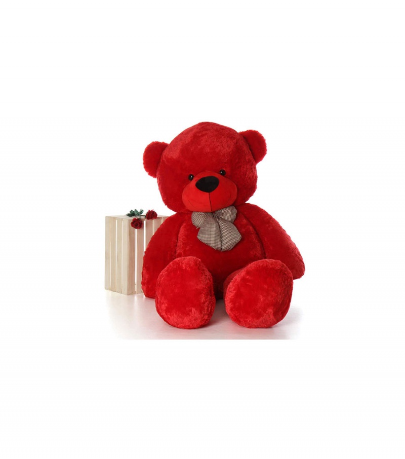 3 feet red teddy